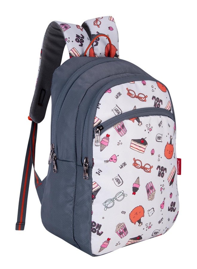COSMUS MINO DREAM Printed School Bag GREY 15L - 14 inches Kids Polyester Backpack ideal for Boys and Girls of Age Group 2-5 yrs | Small Students Daypacks - Image 1