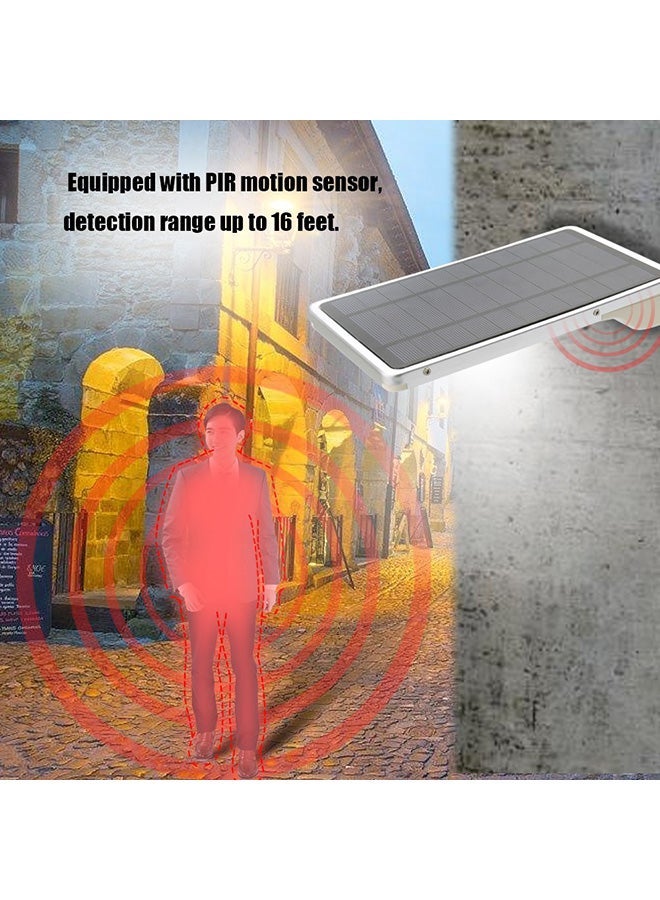 NIBEMINENT Outdoor Solar LED Light With Remote Control Silver/Black 20.4x12.2x3.2centimeter - Image 5