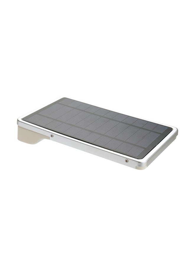 NIBEMINENT Outdoor Solar LED Light With Remote Control Silver/Black 20.4x12.2x3.2centimeter - Image 2