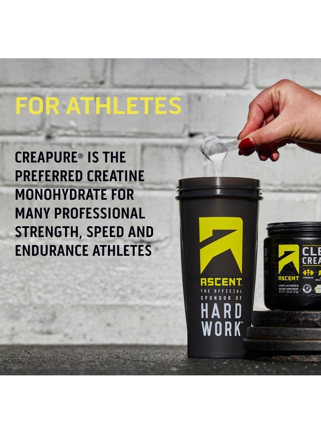 Ascent Clean Creatine Monohydrate Powder - 5G Per Serving, Creapure Creatine Supplement - Unflavored, 45 Servings - Image 3