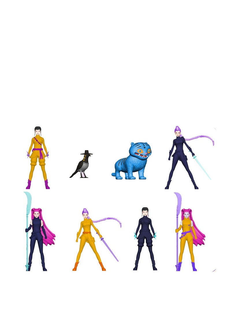 Y&D 8 Pcs kpop hunters Action Figure Toys For Fans  Series Figures Model Birthday Cake Toppers