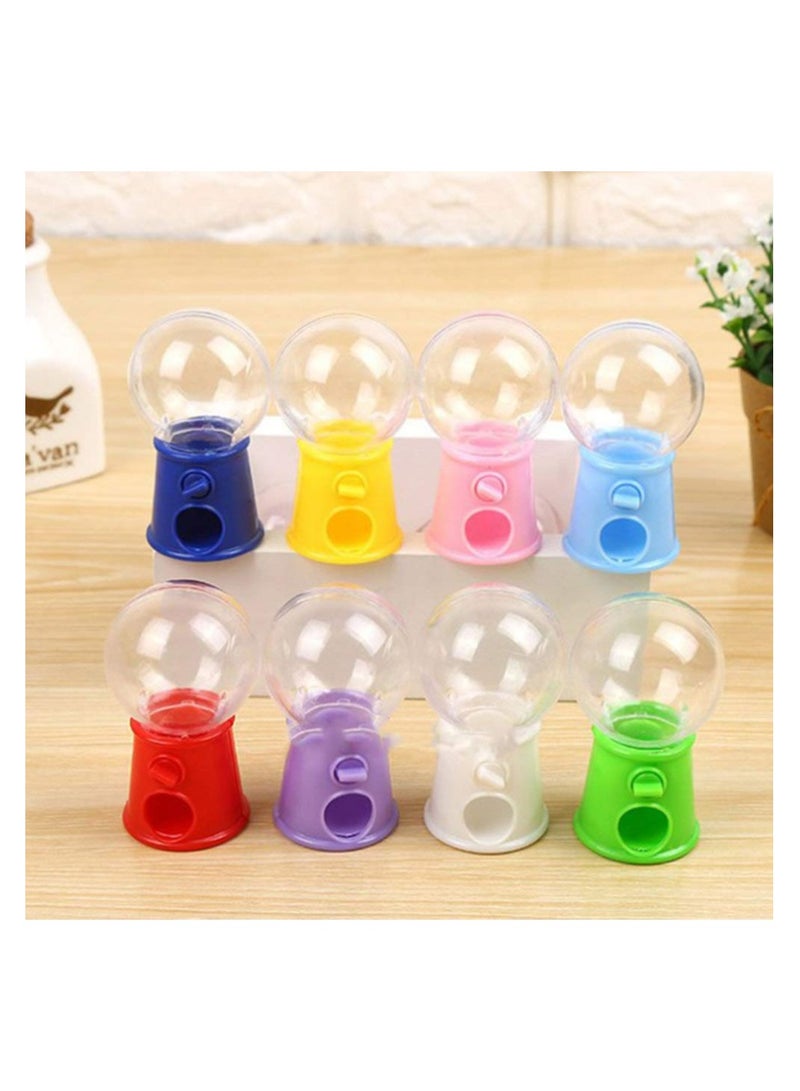 Mini Gumball Machine & Candy Dispenser - 12Pcs Colorful Bubble Gum Machines, Perfect for Kids' Parties, Snack Storage, and Basket Stuffers - Elegant Design for Candy and Gumball Treats. - Image 2