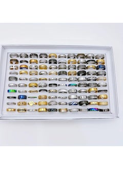 20 Pcs Fashion Ring Set Style and Size Random Made Of Stainless Steel Multi Styles For You To Mix And Match Suitable For Men And Women Blind Bag - pzsku/Z54AD812375707DF7F85FZ/45/_/1713337640/50a3f8e2-7f9c-4ebd-b3f7-4c5375ed4914