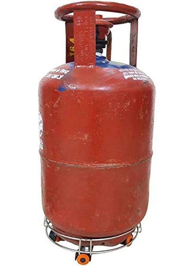 Q13 عربة أسطوانات الغاز Q13® المصنوعة من الفولاذ المقاوم للصدأ مع عجلات | عربة الغاز - حامل أسطوانة الغاز، عربة الغاز للمطبخ (عبوة من 1) (1) - Image 3
