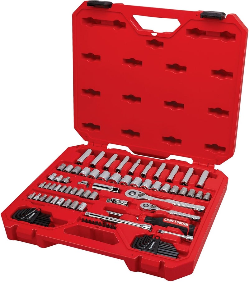 CRAFTSMAN Mechanics Tool Set 83 Piece Hand Tool and Socket Set SAEMetric CMMT12121 - Image 1