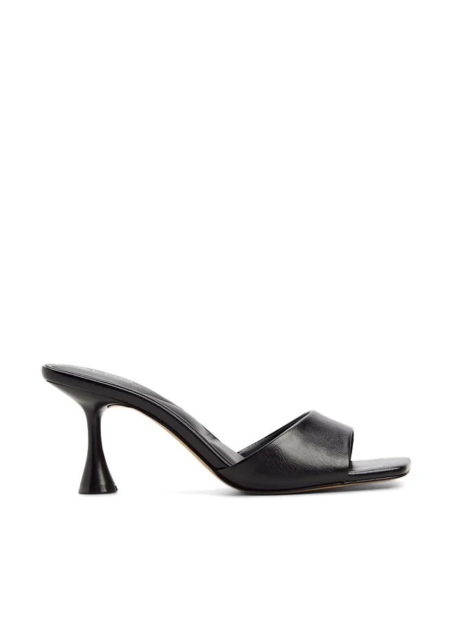 Alathia Ladies Black Heeled Sandals
