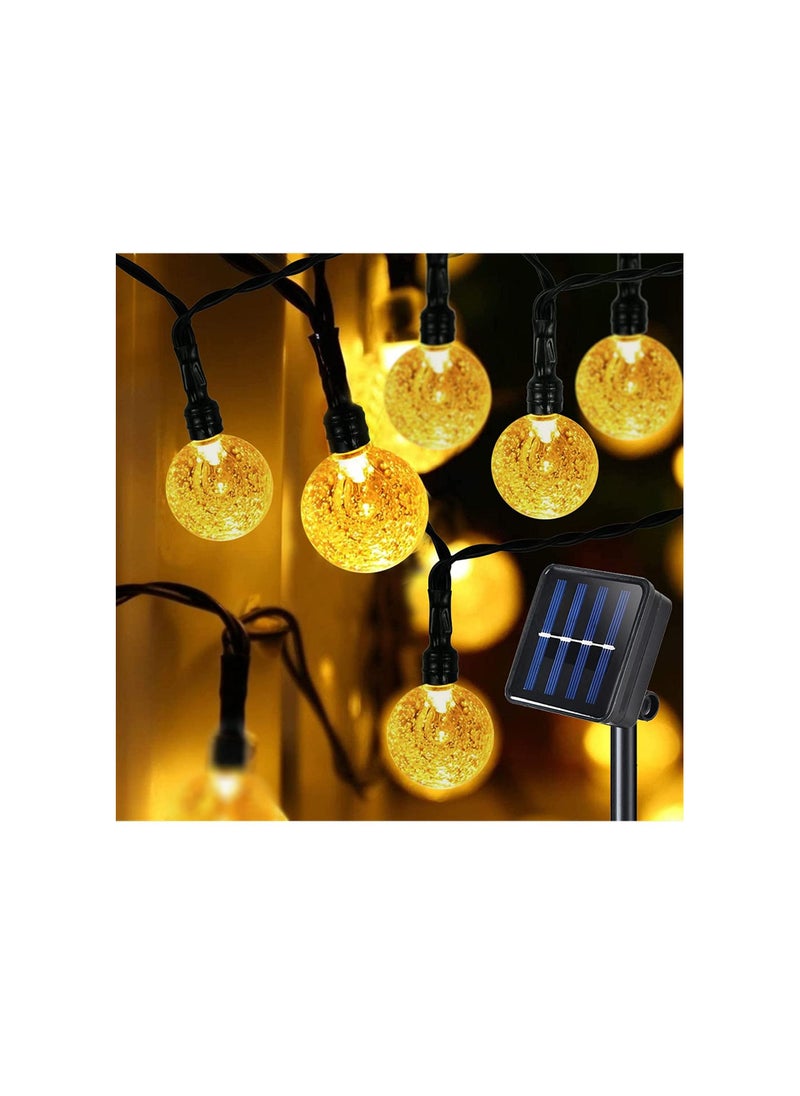 Generic - Solar String Lights Garden 50 LED  Multi Coloured Festival Lights Crystal Ball Decorative Fairy Lights Waterproof Indoor Outdoor for Garden Patio Yard Home Wedding Parties - Image 1