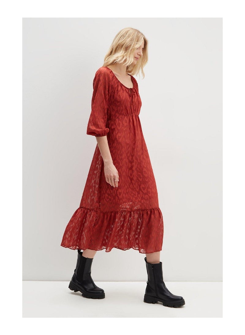 Red Animal Burnout Tiered Midi Dress - pzsku/Z54ADA6A1D41FA30D0C90Z/45/_/1701269667/d2ed3765-80db-42fe-b91c-d273cfdb632f