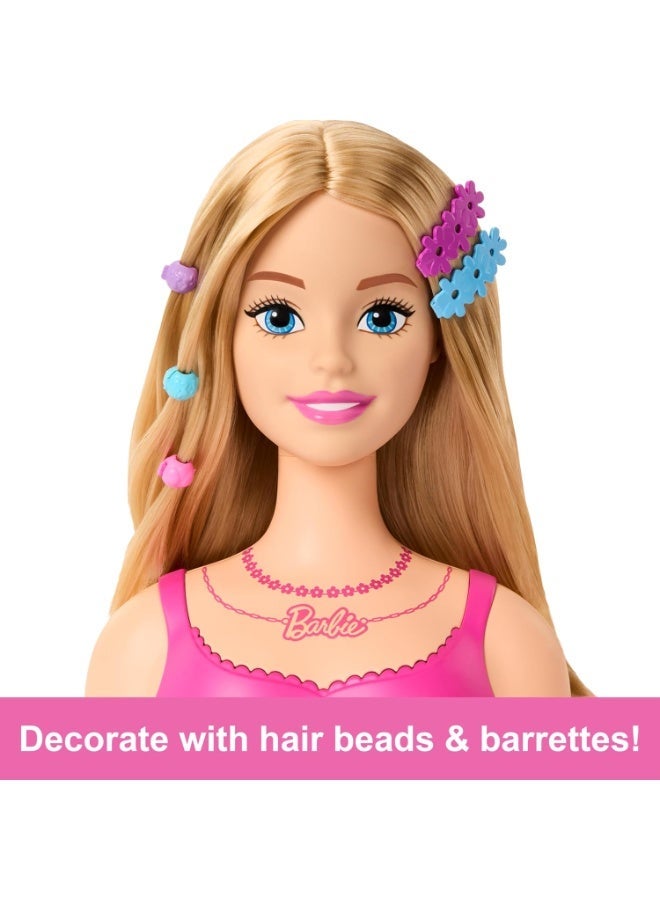 Barbie Styling Head And Accessories Blonde Hair HMD88 - Image 2