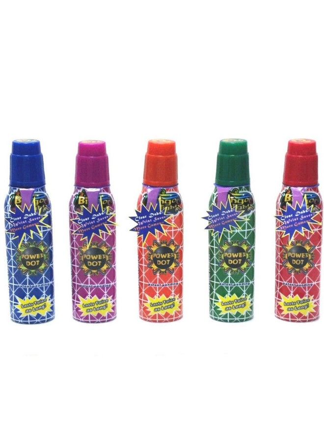 Tapp Collections ™ Bingo Power Dot Daubers 5 Color Dots - Image 1