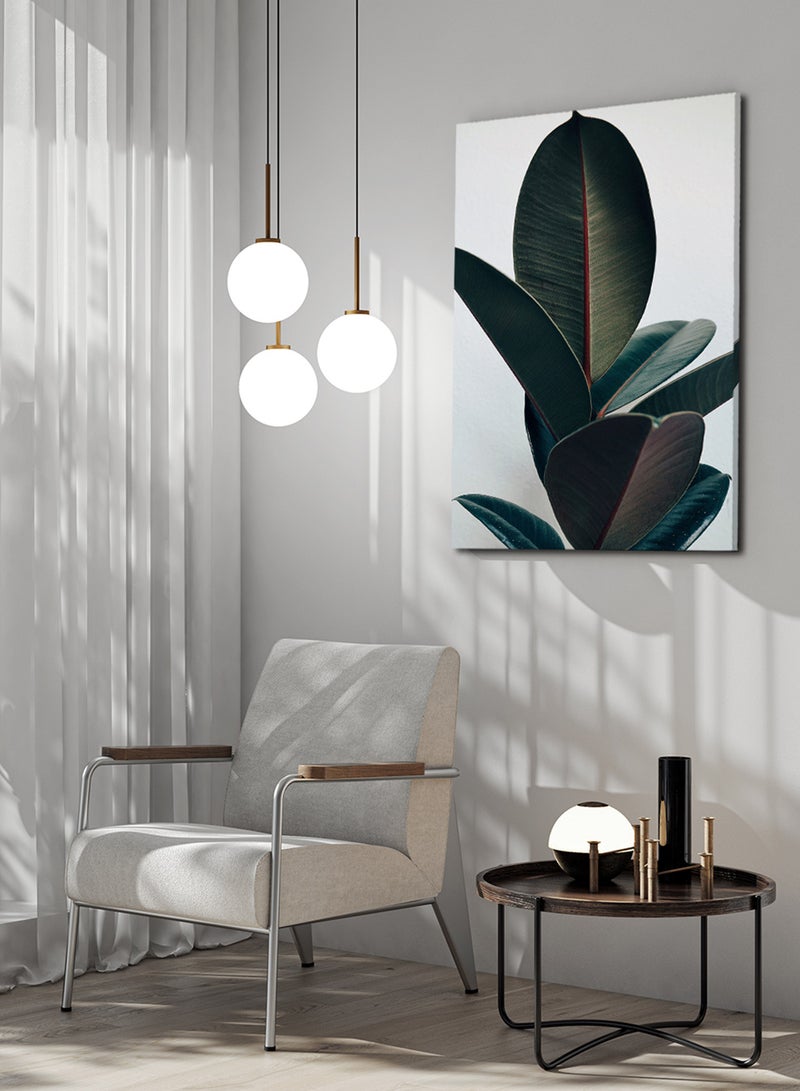 لوحة كانفاس على إطار خشبي بتصميم نباتات - Image 3