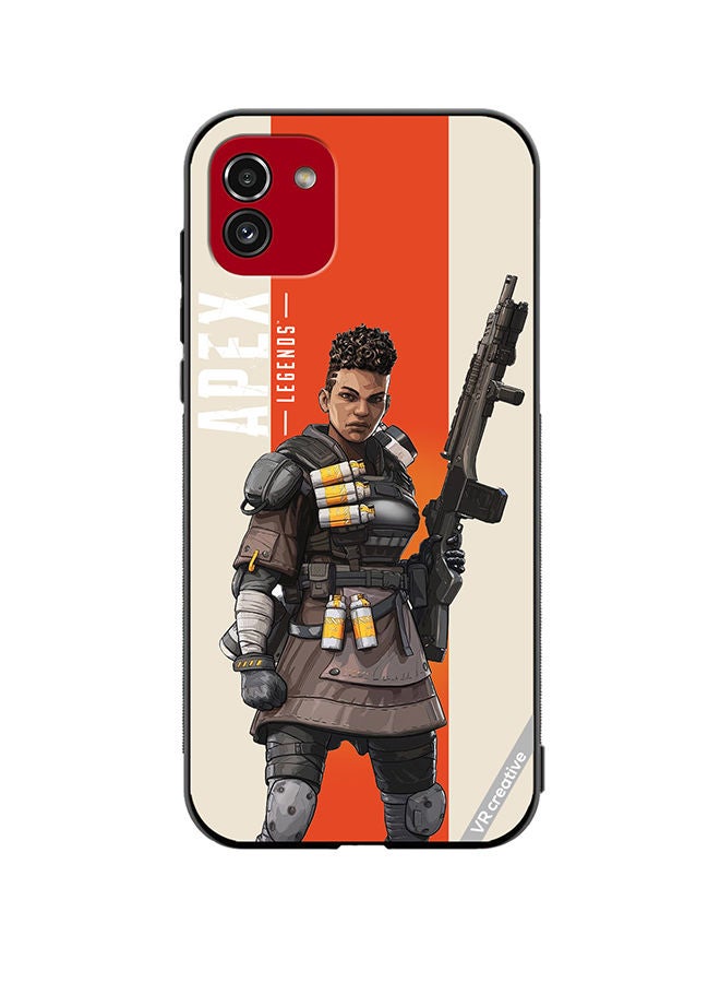 VR CREATIVE Protective Case Cover For Samsung Galaxy A03 Apex Legends Bangalore Design Multicolour - Image 1