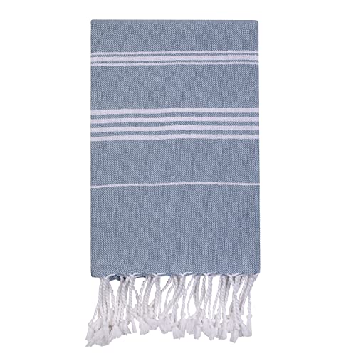 HABER Extra Large 100% Cotton Bath Towel, Size 94 X 178 cm, Quick Absorption and Faster Drying Towel – Ideal for Bath, Beach, Travel, Pool, Yoga (Pack of 1, XL Size, Sea Glass) - Image 1