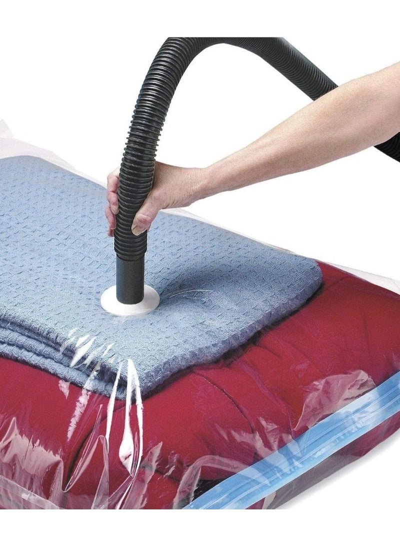 Transparent Clothes Storage Bag – Space-Saving Organizer for Clothes and Blankets with Zipper and Handle - Image 2