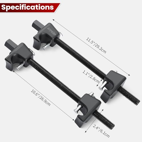 ATPEAM Macpherson Strut Spring Compressor 2pc Heavy Duty Coil Spring Compressor Strut Remover Installer Tool, 7/8in Socket 1/2in Drive - Image 3