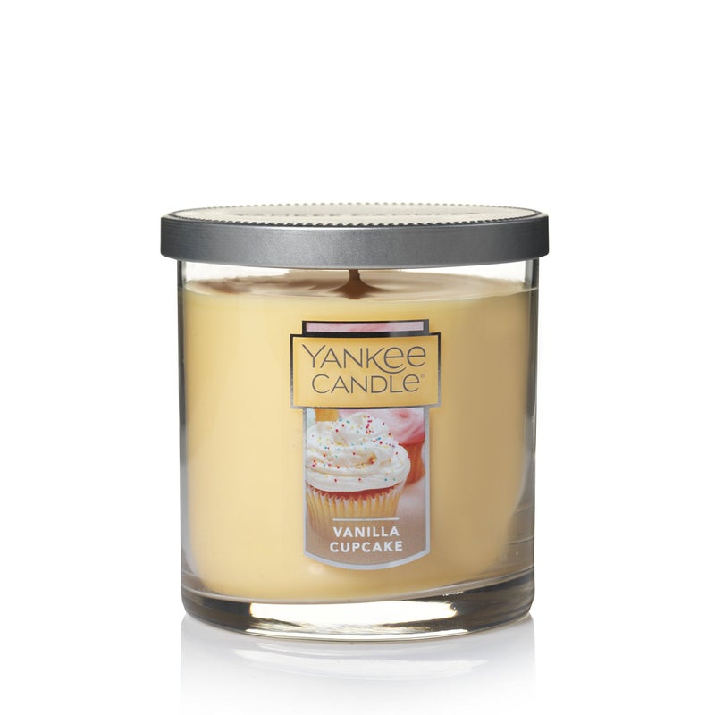 Yankee Candle Vanilla Cupcake Scented Classic 7oz Small Tumbler Single Wick Candle Over 35 Hours of Burn Time