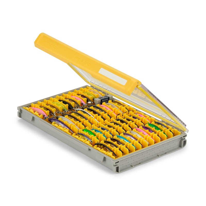 Plano EDGE 3700 Hard Minnow Box, Stores 30-50 Fishing Baits, with Rust-Preventive Rustricor, Dri-Loc Watertight Seal, WaterWick, Transparent DuraView Lid, Storage for Hard Bait and Lures - Image 2