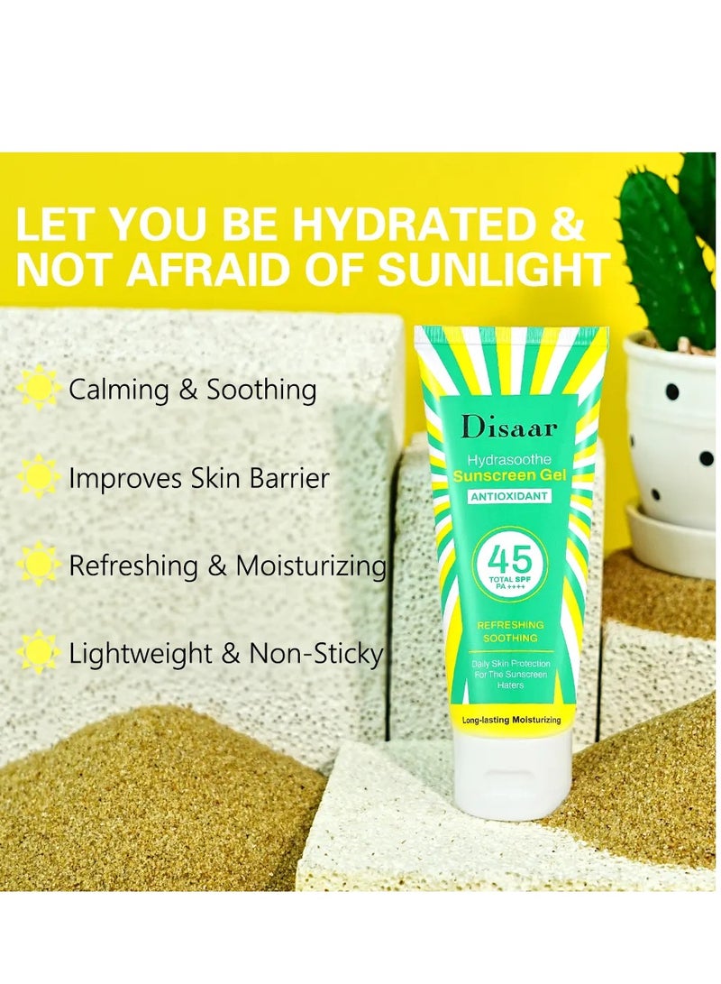 Disaar Sunscreen Gel Antioxidant SPF45 PA++++ / 50 g - Image 3