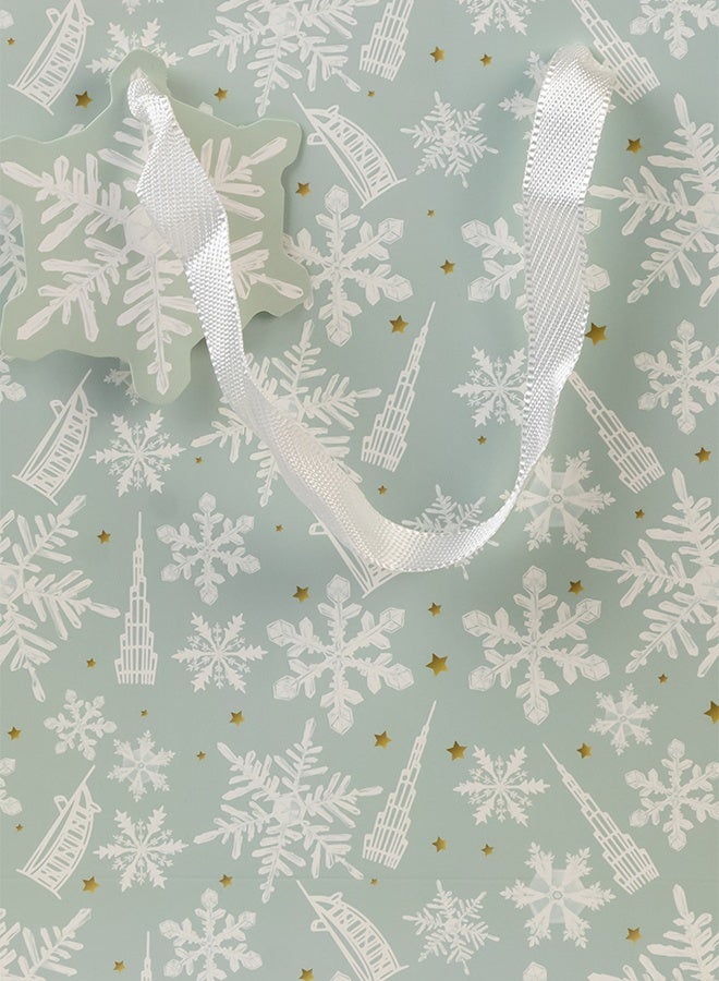 Share the Love Large UAE Christmas Gift Bag with Snowflake Design – Perfect for Festive Gifting - Image 4