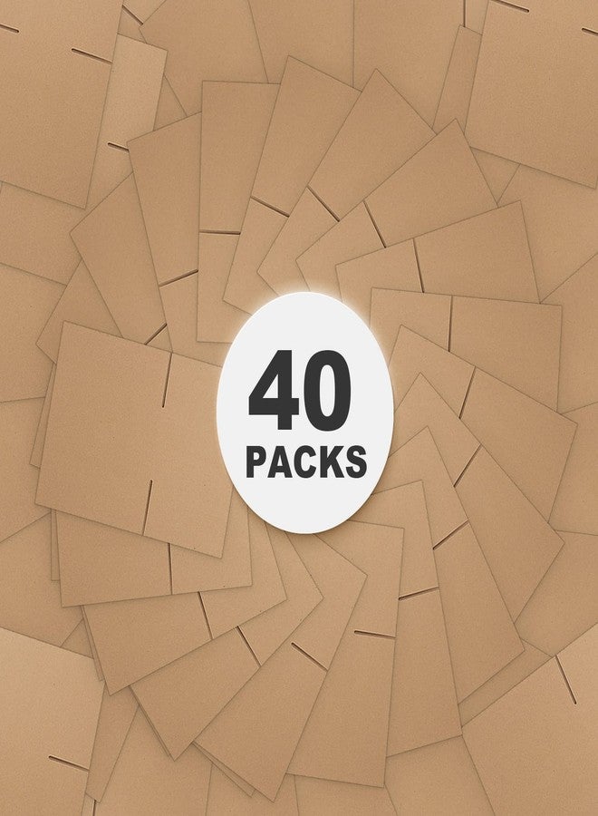 CRUGLA 40 Packs 7x5x5 Shipping Boxes Corrugated Cardboard Boxes Mailers Shipping Box for Business - Image 3