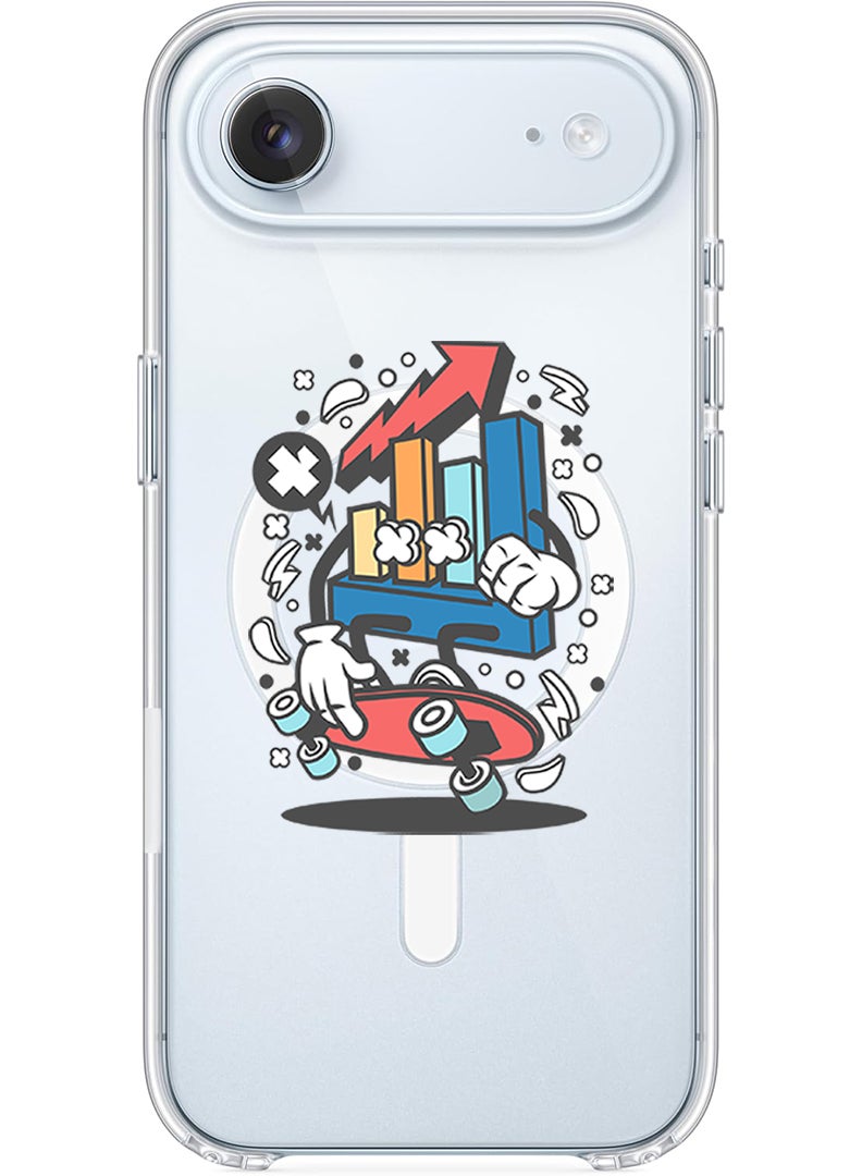 Theodor Magnetic Case for Apple iPhone 17 Air Compatible with MagSafe Wireless Charging, Shockproof Phone Bumper Cover - Stocks Market - Image 1