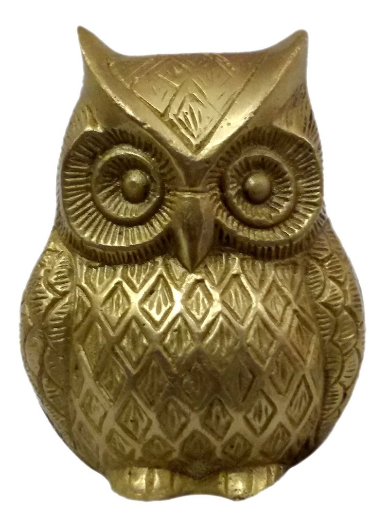 Idol Collections Pure Brass Owl Big in Fine Finishing and Decorative Art - Image 3