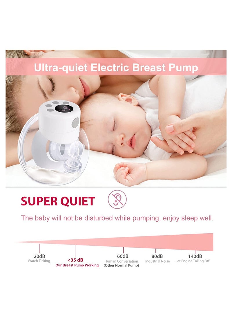 Gonice Hands-Free Electric Pump Set: 2pcs Ultra-Quiet, Pain-Free with 9 Levels & 2 Modes + 30 milk Storage Bags  - Image 3