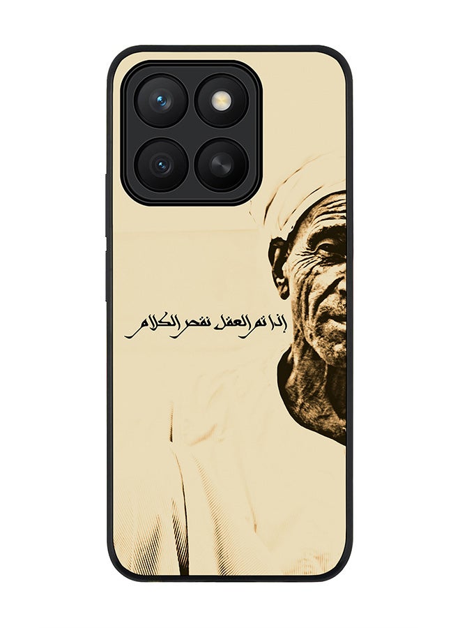 Stylizedd For Honor X8c Case,Slim fit Camera Protection, Shockproof Thin Phone cover  - Speak Wisely