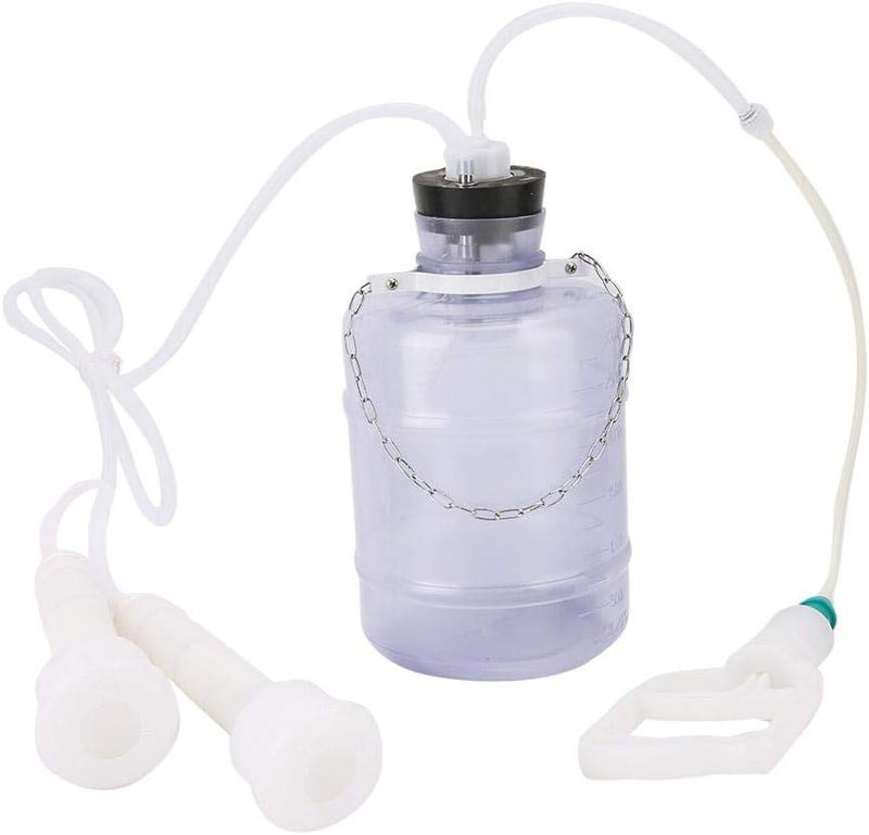 كلاراكو آلة حلب، آلة حلب يدوية سعة 3 لتر، مجموعة حلب محمولة مع جهاز سحب يدوي، أداة مساعدة جيدة للمزارعين (للأبقار) - Image 1