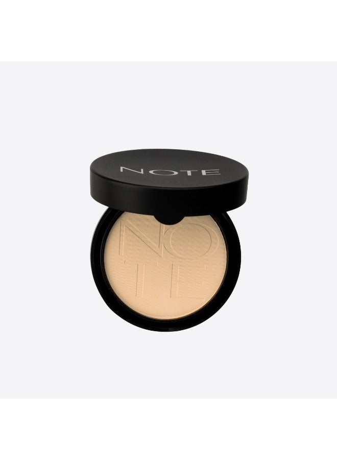 Note Luminous Silk Compact Powder With Argan Oil - No. 04 Sand - Image 2