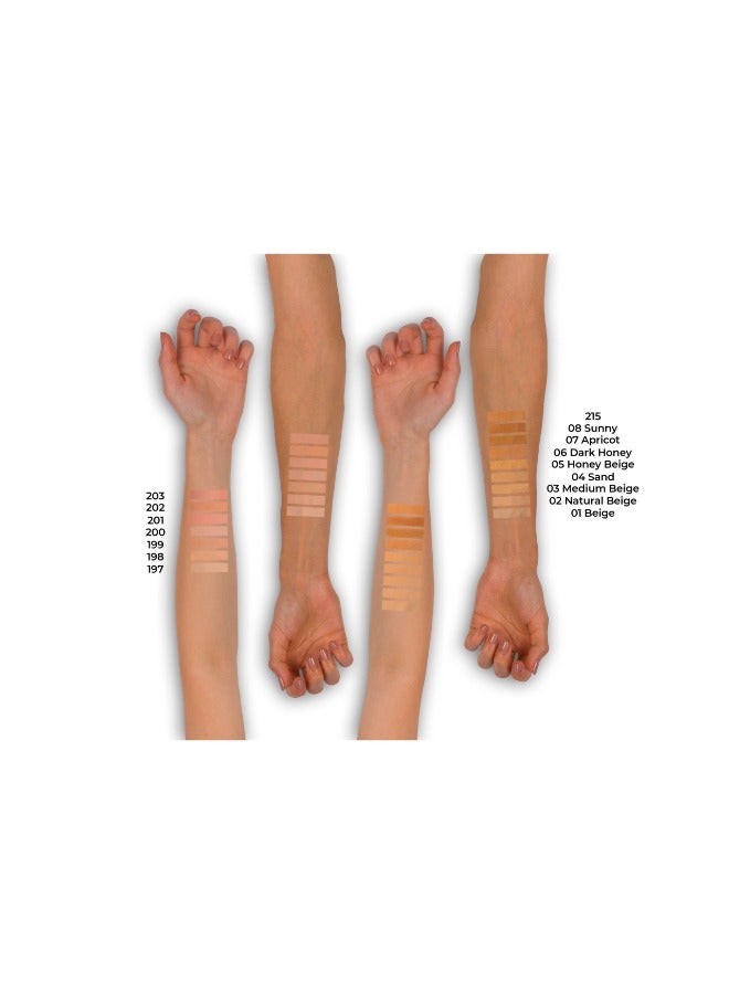 Note Luminous Silk Compact Powder With Argan Oil - No. 04 Sand - Image 4