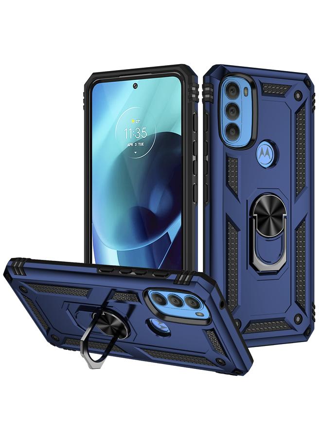 The Bros Case For Motorola Moto G71 5G Shockproof TPU + PC Phone Case with Holder