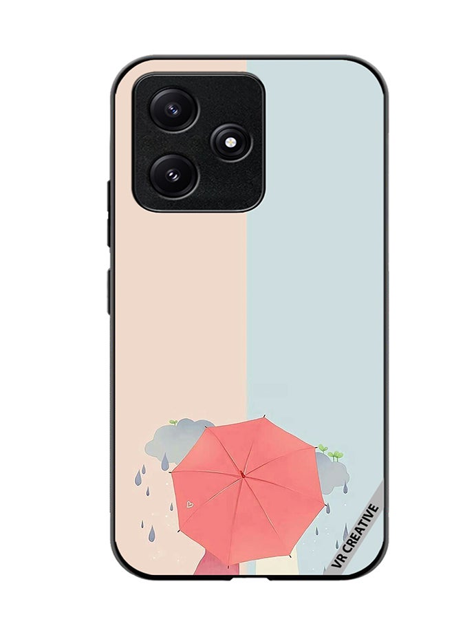 VR CREATIVE Protective Case Cover For Xiaomi Poco M6 Pro 5G Umbrella Design Multicolour - Image 1