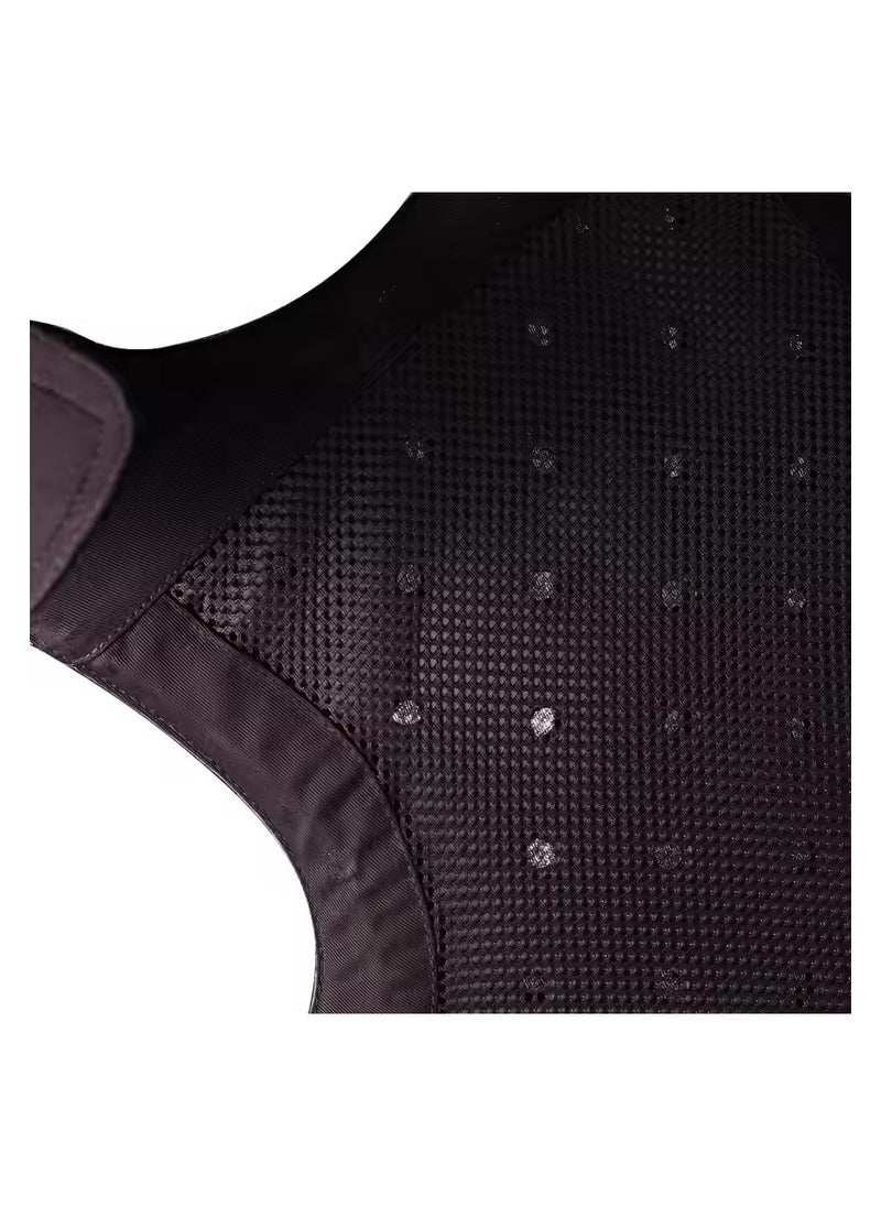 FOUGANZA Kids' Horse Riding Body Protector Safety 100 - Black  - Image 3