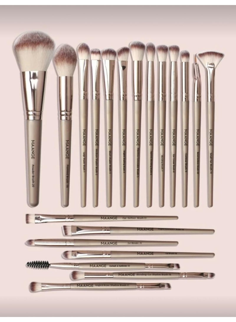 Shein 20 Makeup brush set, makeup tools with hairbrushes for easy portability and use - Image 5
