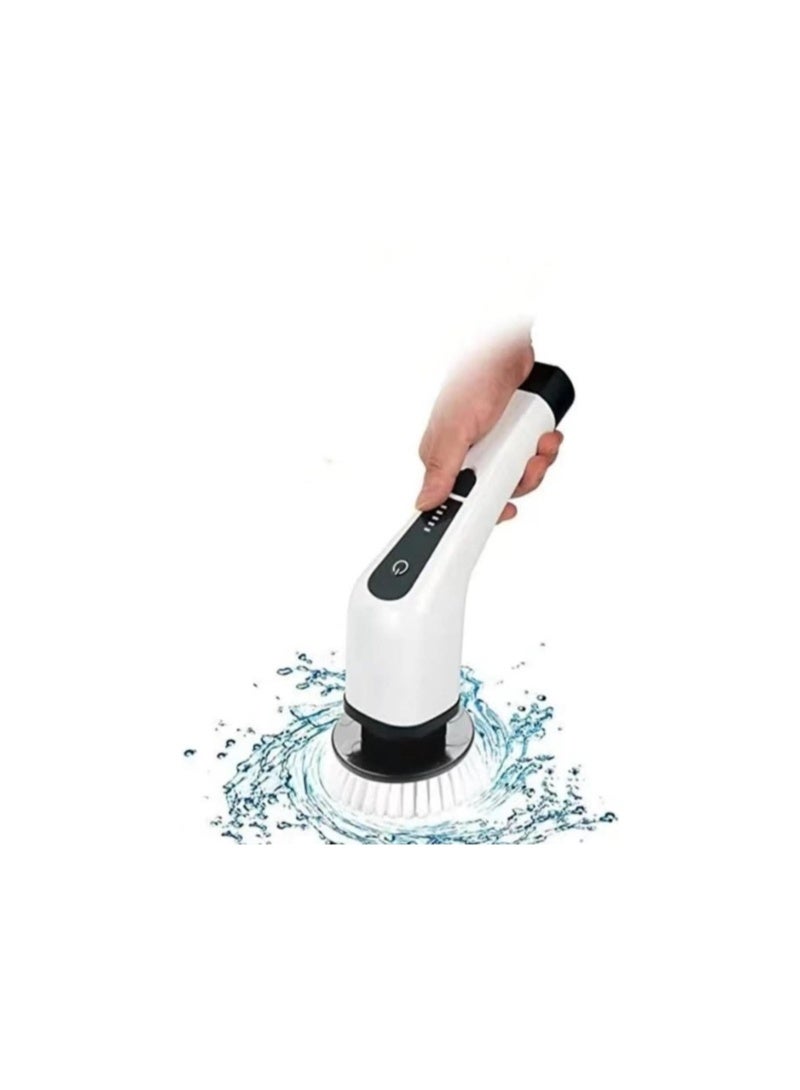 9 in 1 Electric Spin Scrubber, Cordless Cleaning Brush with 9 Replaceable Brush Heads and 54 Inch Adjustable Extension Arm, Power Shower Scrubber for Bathroom, Kitchen, Floor, Tile, Tub  - Image 5
