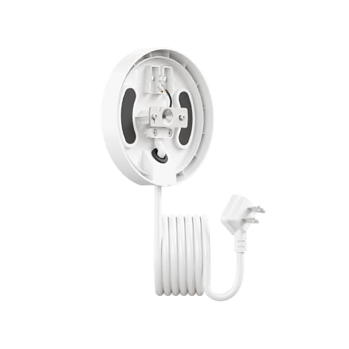 Wyze Floodlight Cam Plug-in Mount for Wyze Floodlight Cameras v1/v2/Pro, Electrical Box with 20ft Weather-Resistant Outdoor Power Cable, Easy Installation (White) - Image 1