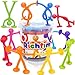 Richtim Kids Humanoid Suction Sensory Toys 24 Pack Creative Suction Toy No Hole Bath Toy Sensory Toys for Kids Travel Calming Down for Boys and Girls - Image 2