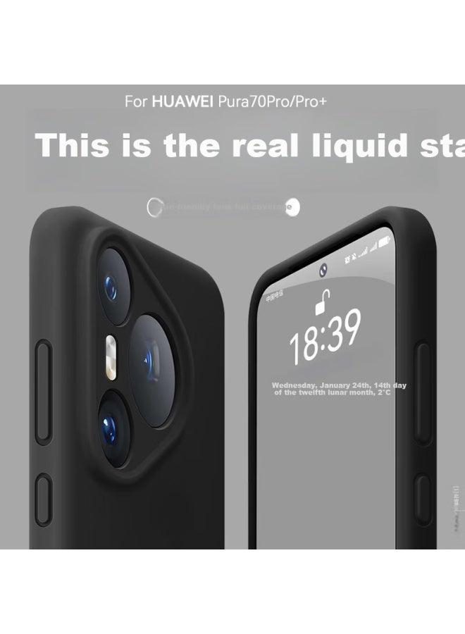 To Lonnie Zhilangni Lens Protection Case For Huawei P40 Pro+ Liquid Silicone Ultra Thin Full Coverage Anti-drop Soft Shell Men And Women New - Image 1