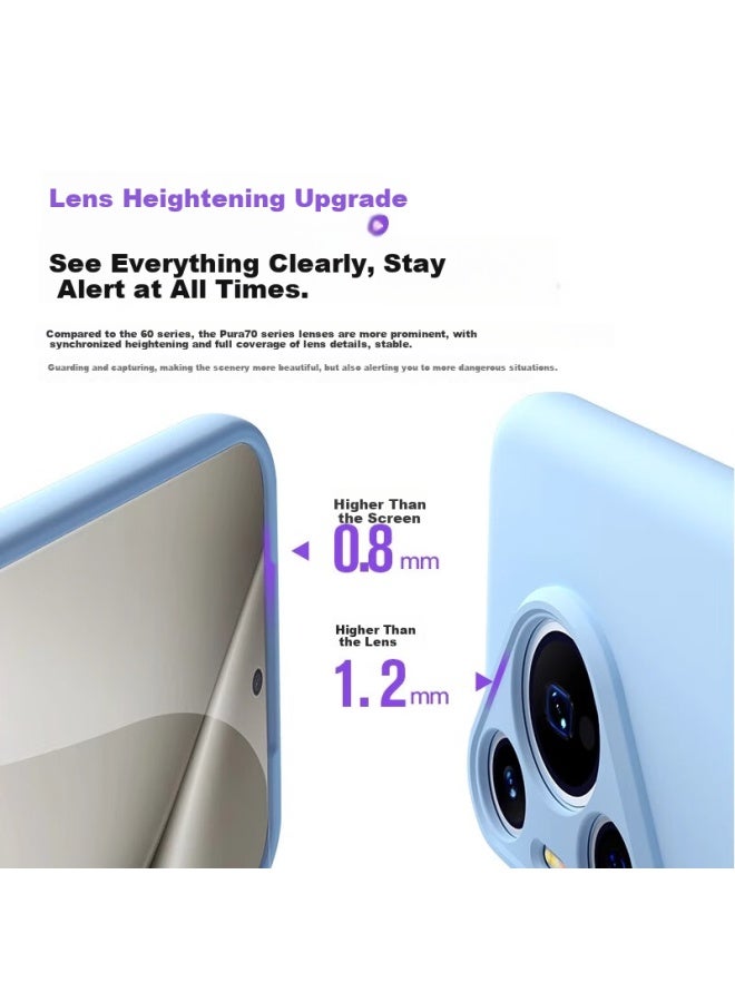 To Lonnie Zhilangni Lens Protection Case For Huawei P40 Pro+ Liquid Silicone Ultra Thin Full Coverage Anti-drop Soft Shell Men And Women New - Image 5