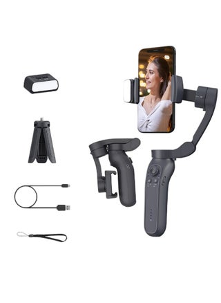L7C Pro Smartphone Gimbal Stabilizer, Ultra-light Comfortable Foldable Phone Gimbal, Face Object Tracking 3 Axis Phone Gimbal For Video Recording, (L7C Pro Light Module, Black) - pzsku/Z54AEEF82DD8886C3E3FCZ/45/_/1740217790/68a34bc9-0479-4840-8a9d-a5b0c92de3d2