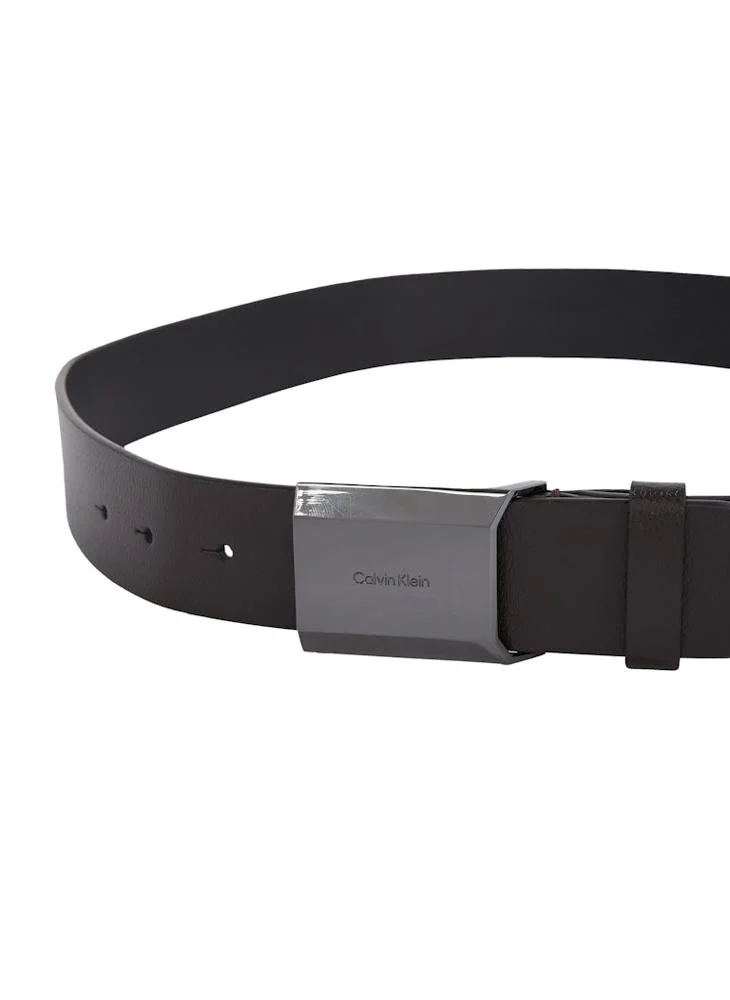 CALVIN KLEIN Adjustable Beveled Plaque 35Mm Belt