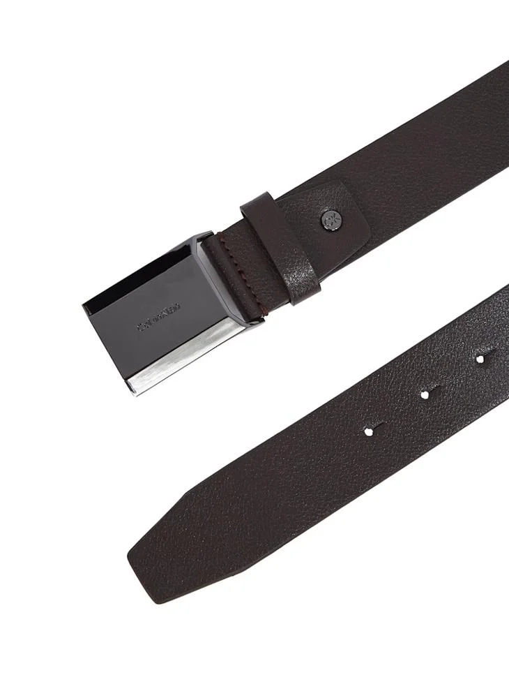CALVIN KLEIN Adjustable Beveled Plaque 35Mm Belt