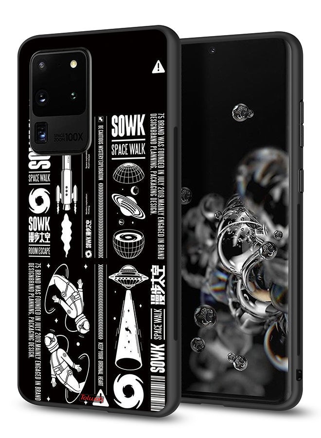 Tolwak Samsung Galaxy S20 Ultra Protective Case Cover Sowk Space Walk Sticker - Image 1