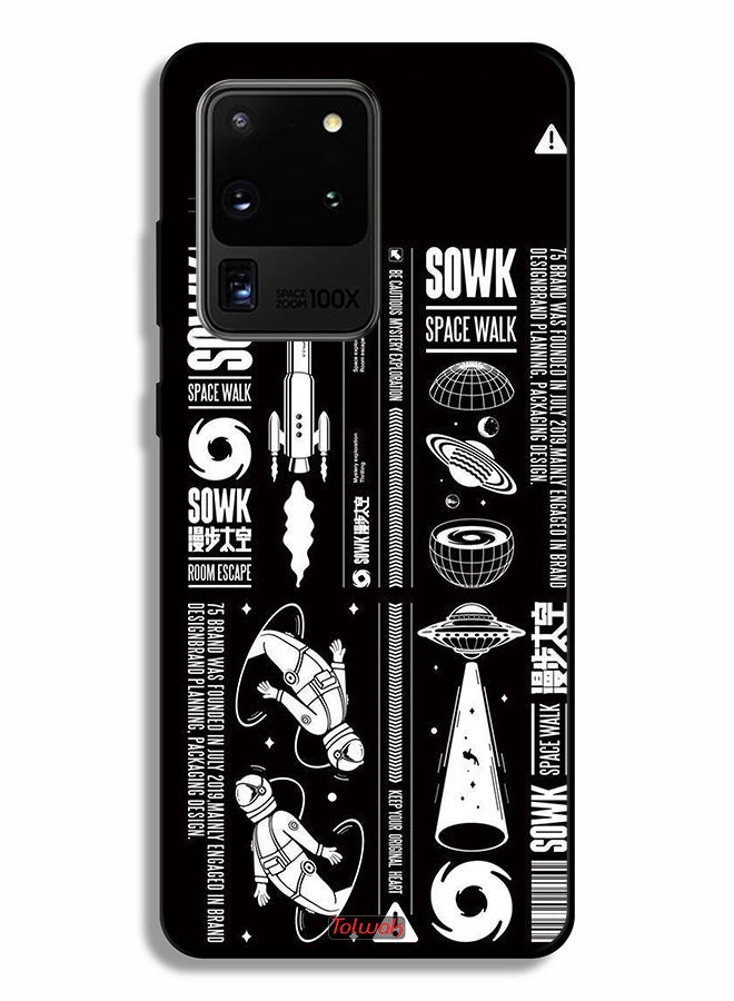 Tolwak Samsung Galaxy S20 Ultra Protective Case Cover Sowk Space Walk Sticker - Image 2