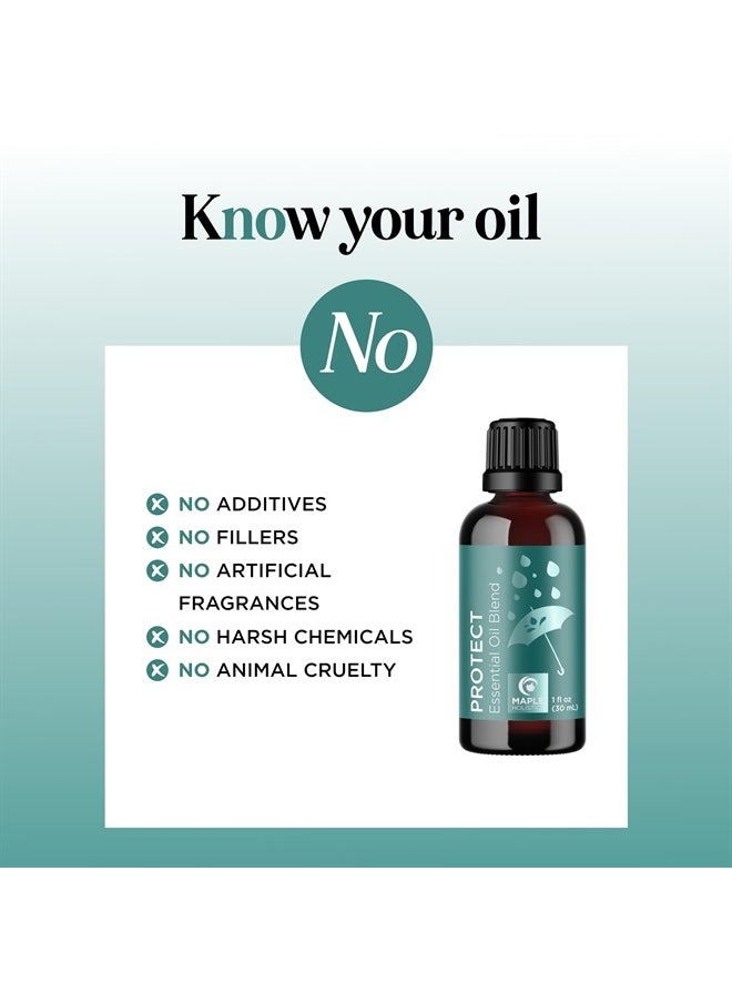 Thieves Myth Essential Oil Blend - Purification Essential Oil Blend for Diffuser of Undiluted Cinnamon Eucalyptus Lemon Rosemary and Clove Essential Oil - Cleansing Aromatherapy Diffuser Oil