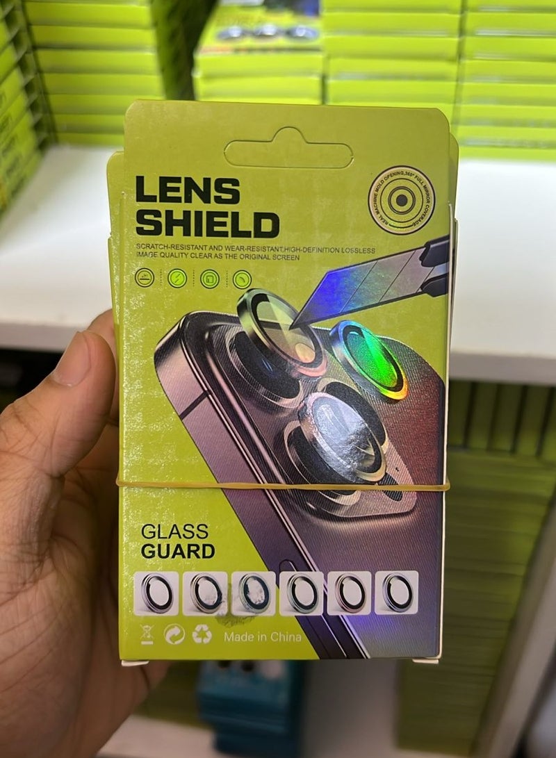 Premium Lens Shield – Glass Camera Lens Protector for iPhone [Model] – One-Piece Full Coverage – Natural Finish – Scratch & Smudge Resistant - Image 1