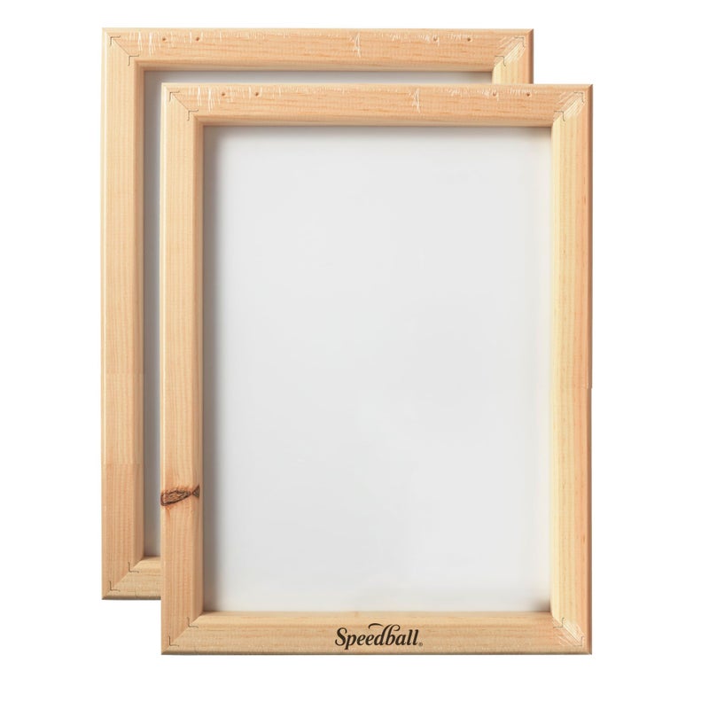 Speedball Screen Printing Frame 10 x 14 Inch 2Pack 110 Monofilament Mesh for Fabric  Graphic Made in USA