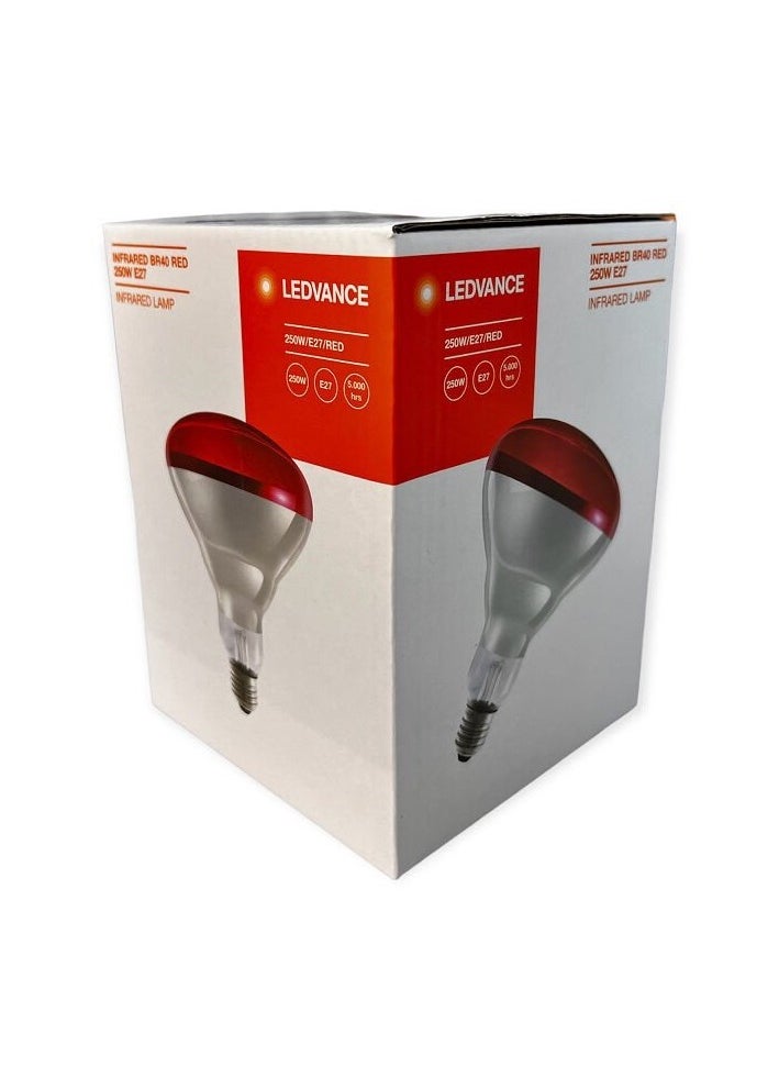 LEDVANCE Ledvance 250W Infrared Red Bulb E27 Heater Lamp Red Light  - Image 2