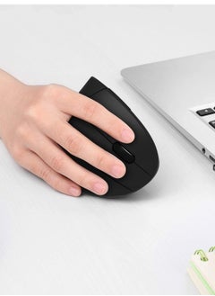 تراندز *تراندز، ماوس بصري لاسلكي 2.4 جيجا، أسود، شكل مريح مع ضوء LED MU5421  - Image 2
